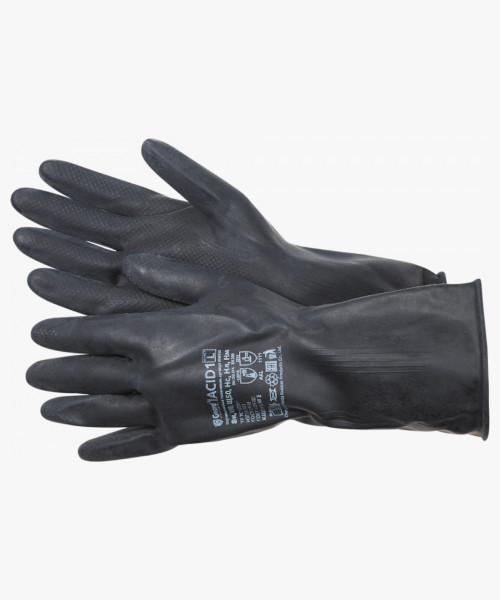 ACID 1 Перчатки резиновые технические КЩС тип I