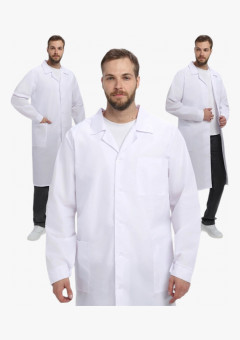 Халат мужской Классика (тк.ТиСи), белый