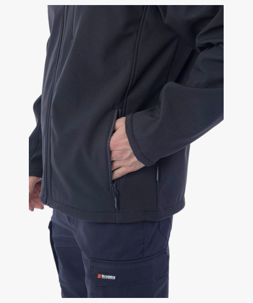 Куртка софтшелл Brodeks KS232, цвет чёрный