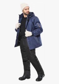 Костюм СИРИУС-АЛЕКС зимний: куртка, брюки, темно-синий, тк.Таслан