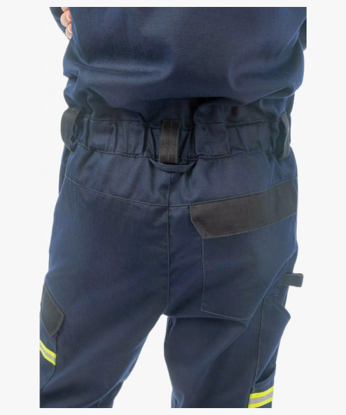 Комбинезон сварщика 1 класса Brodeks FS58-01, цвет тёмно-синий, чёрный