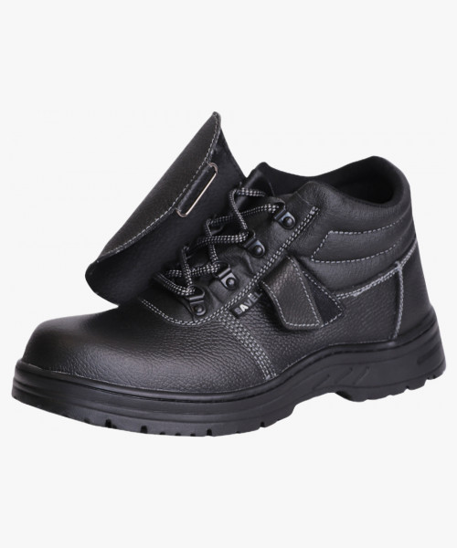 Ботинки сварщика СИРИУС-ТИТАН кожа, МП МС, Нитрил