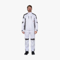 Костюм СИРИУС-ЦИТРИН куртка, брюки белый со средне-серым