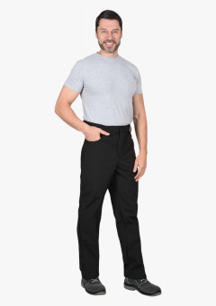 Брюки СИРИУС-АЗОВ черный софтшелл пл 350 г/кв.м