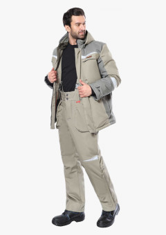 Костюм СИРИУС-ОЗОН куртка, брюки св.оливковый с т.оливковым