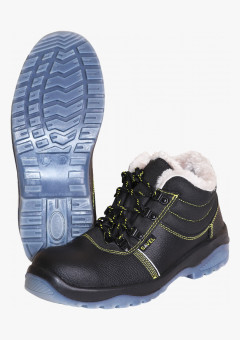 Ботинки ПРОФИ-ЗИМА РТ, кожа, МП МС, иск. мех, ПУ-ТПУ