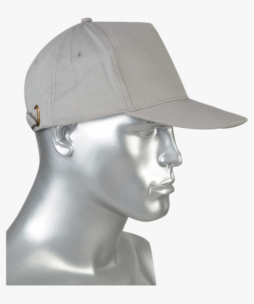 Кепка-бейсболка св.серая (пакет по 50 шт.,в упаковке 200 шт.)