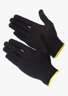 Touch Black Перчатки нейлоновые черного цвета без покрытия