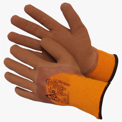 ASTRA FDP Акрил-полиэстеровые перчатки с текстурированным латексом 3/4