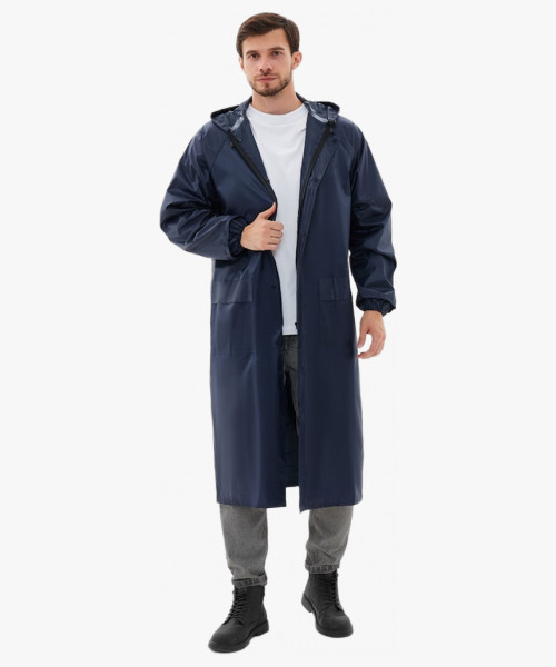 Плащ влагозащитный ProfLineSpecialist (ПВХ,210), т.синий