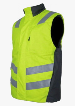 Жилет утеплённый мультизащитный Brodeks MW18-05, цвет жёлтый, чёрный