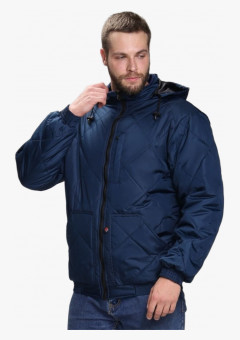 Куртка демисезонная Бомбер-Люкс (тк.Дюспо), синий