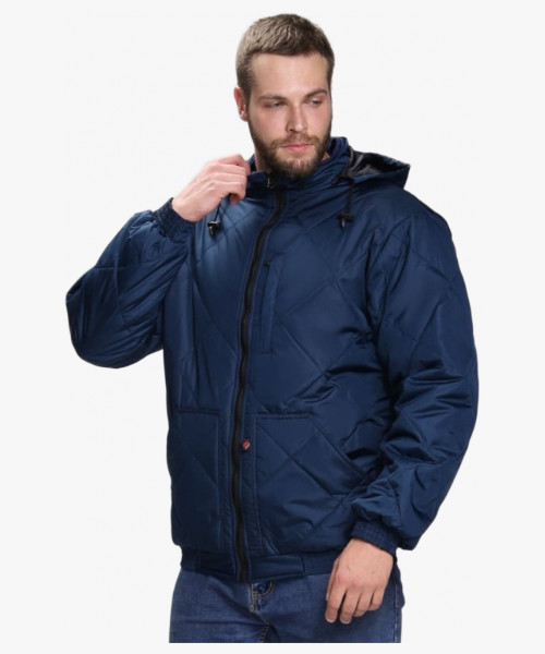 Куртка демисезонная Бомбер-Люкс (тк.Дюспо), синий