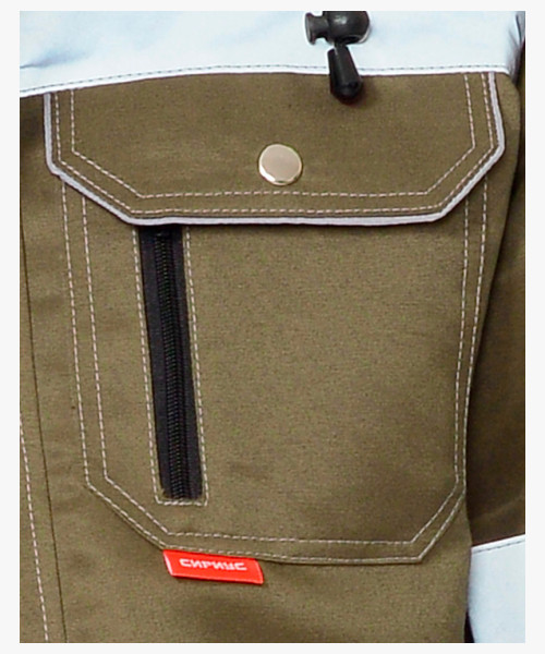 Костюм СИРИУС-ТИТАН куртка, п/к хаки с СОП