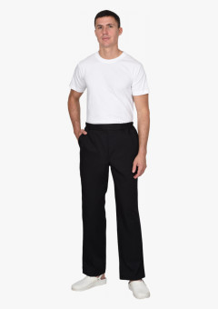 Брюки повара черные