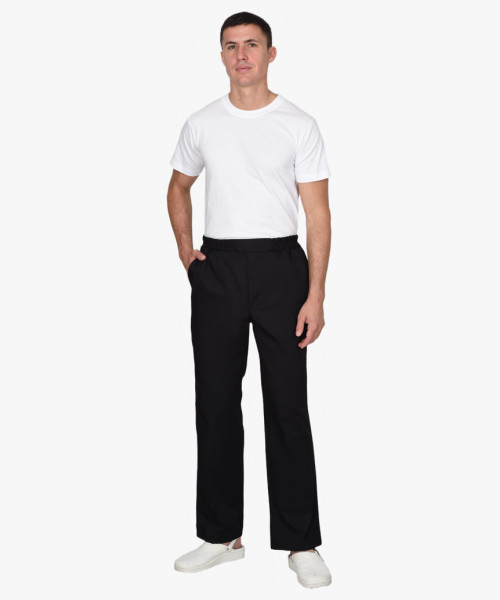 Брюки повара черные