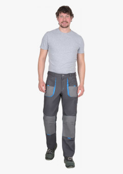 Брюки СИРИУС-ДВИН т.серые со средне серым и голубой отделкой пл. 275 г/кв.м