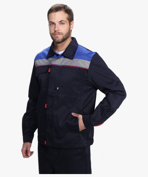 Костюм Флофт-2 СОП (тк.Смесовая,210) п/к, т.синий/васильковый/красный