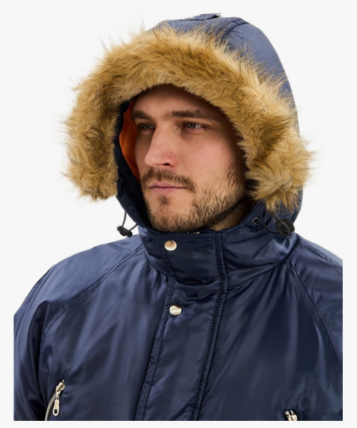 Куртка зимняя Аляска (Оксфорд), темно-синий