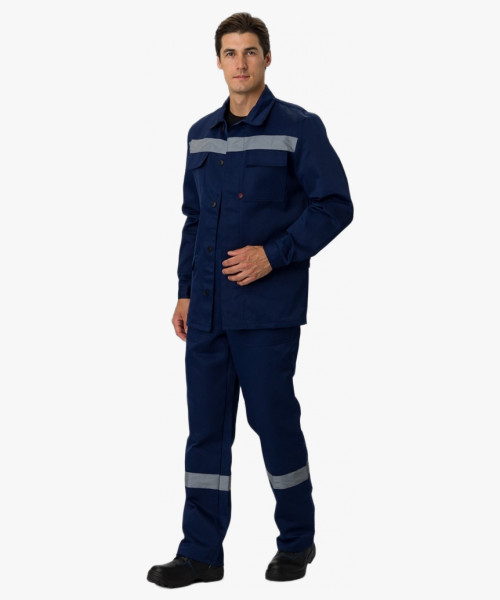 Костюм Экспертный-Люкс СОП (тк.Смесовая,210) п/к, т.синий