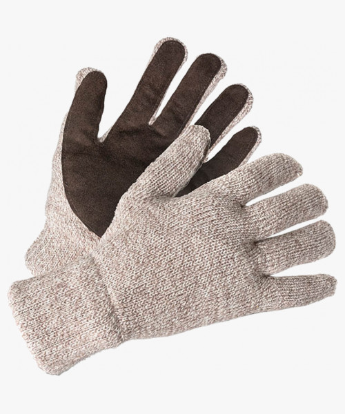 Перчатки АМПАРО™ Барс двойные полушерстяные (50% шерсть+спилок), 497903