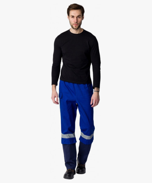 Костюм противоэнцефалитный-антигнус Импульс (тк.Саржа,220), т.синий/васильковый