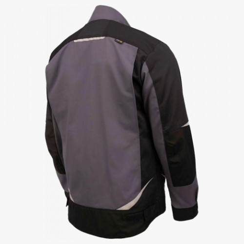 Куртка летняя мужская Brodeks KS202-C, 100% ХБ, цвет графит серый, чёрный