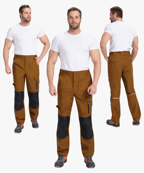 Брюки ProfLineSpecialist (тк.РипСтоп,240), коричневый/черный