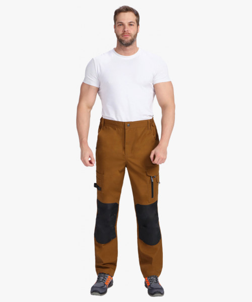 Брюки ProfLineSpecialist (тк.РипСтоп,240), коричневый/черный