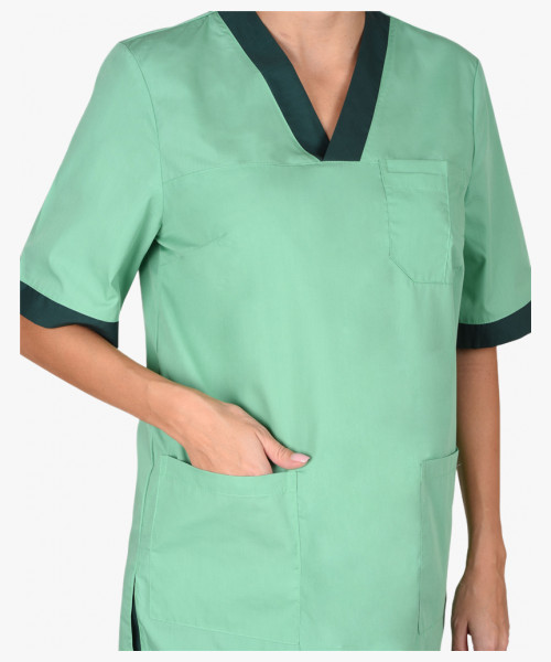 Костюм СИРИУС-СОФИЯ женский светлая мята с тёмно-зелёным