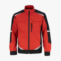 Куртка летняя мужская Brodeks KS202, цвет красный, чёрный