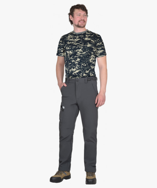 Футболка КМФ Светло-серая цифра