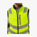 Жилет сигнальный утеплённый Brodeks KW111, цвет жёлтый, чёрный