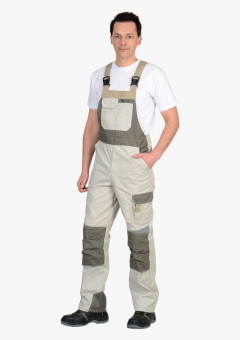 Полукомбинезон СИРИУС-КАСПИЙ молочный с оливой, песочным и СОП