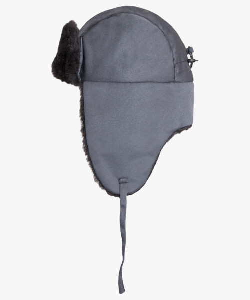 Шапка-ушанка СИРИУС-ЛЮКС т.серая (тк. смесовая)