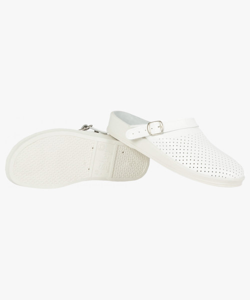 Сабо женские иск.кожа ПВХ, белый