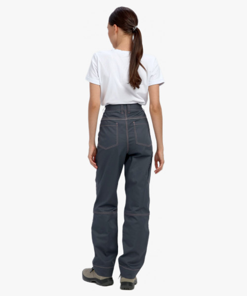 Брюки женские ProfLineSpecialist (тк.Смесовая,240), серый/розовый