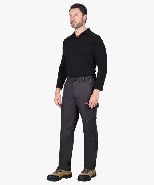 Брюки СИРИУС-ТАКТИК тёмно-серый тк. механический стрейч с ВО