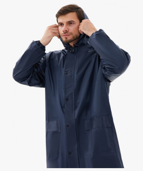 Плащ влагозащитный ProfLineSpecialist (ПВХ,210), т.синий