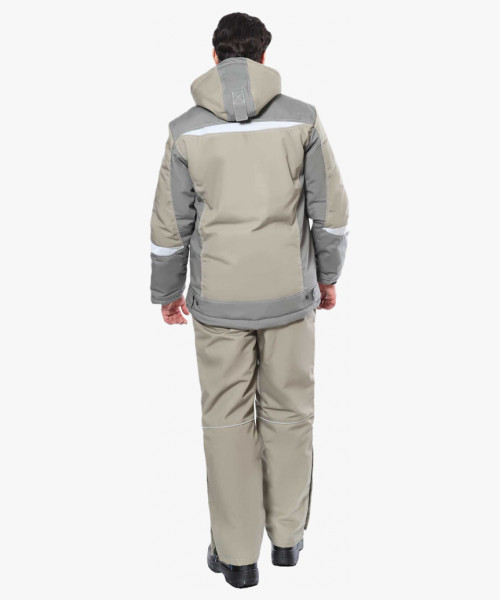 Костюм СИРИУС-ОЗОН куртка, брюки св.оливковый с т.оливковым