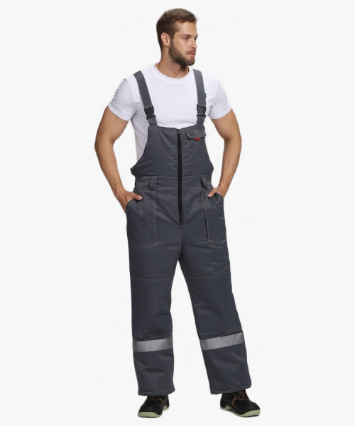 Костюм зимний Флофт-2 NEW (тк.Смесовая,210) п/к, т.серый/св.серый