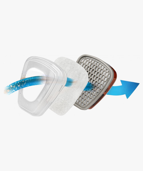 Фильтр противоаэрозольный RESPIK® R25 P2 R (2 шт)