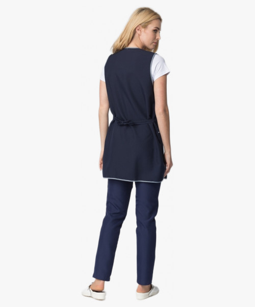 Фартук-сарафан Вишня (тк.Габардин), т.синий