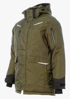 Куртка-парка зимняя мужская Brodeks KW215, цвет хаки