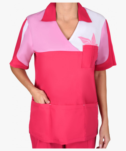 Костюм СИРИУС-ЛОТОС женский сливовый с тепло-розовым