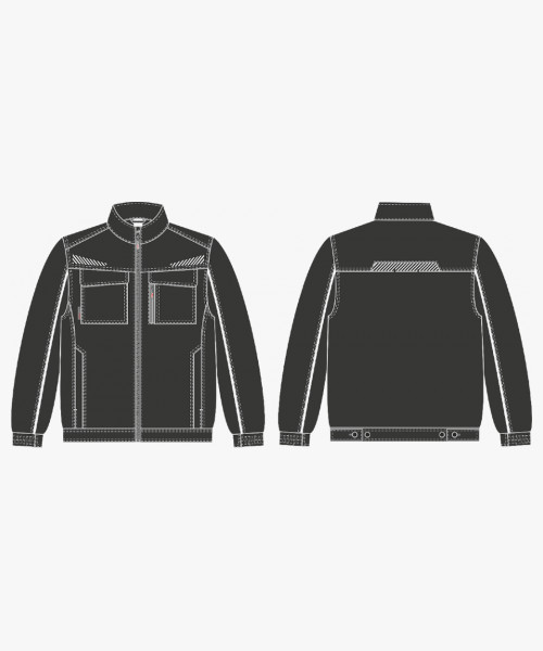 Куртка ProfLineSpecialist (тк. Смесовая, 240), черный