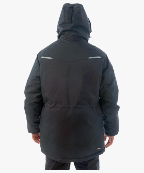 Куртка-парка зимняя мужская Brodeks KW215, цвет чёрный