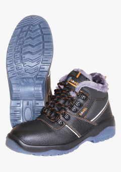 Ботинки ЕВРОПА-ЗИМА Р, кожа, иск. мех, ПУ-ТПУ