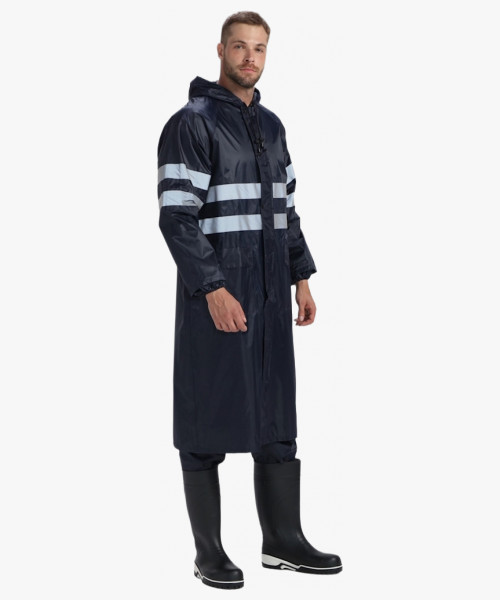 Плащ влагозащитный ProfLineSpecialist СОП (ПВХ,210), т.синий