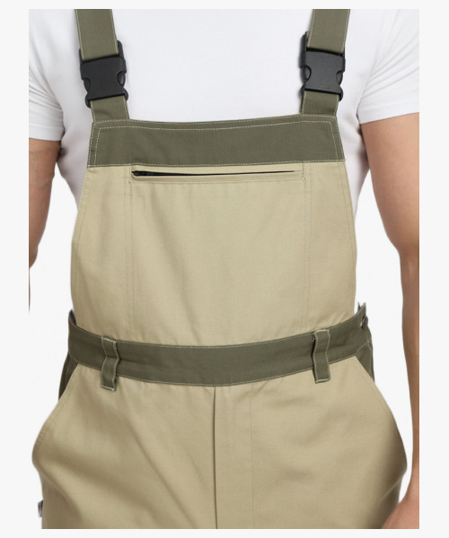 Полукомбинезон Челси CH (тк.Канвас,270), хаки/бежевый